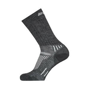 Ponožky Apasox Kazbek Velikost ponožek: 39-42 / Barva: šedá