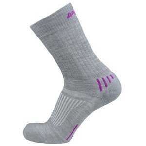 Ponožky Apasox Kazbek Velikost ponožek: 43-47 / Barva: světle šedá
