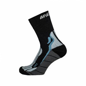Ponožky Apasox Kibo Velikost ponožek: 39-42 / Barva: černá