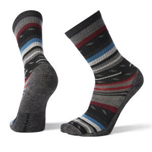 Ponožky Smartwool Hike Light Margarita Crew Velikost ponožek: 38-41 / Barva: černá/šedá