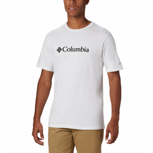 Pánské triko Columbia CSC Basic Logo Tee (2020) Velikost: L / Barva: bílá