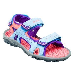 Dětské sandály Hi-Tec Menar JRG Dětské velikosti bot: 28 / Barva: modrá/růžová