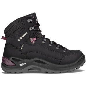 Dámské boty Lowa Renegade GTX Mid Ws Velikost bot (EU): 42 / Barva: černá/růžová