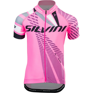 Dětský cyklistický dres Silvini Team CD1435 Dětská velikost: 134-140 / Barva: růžová