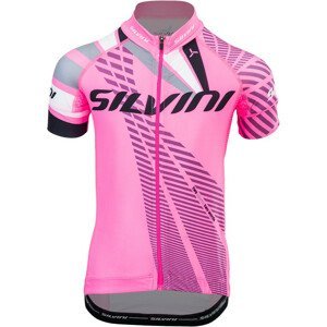 Dětský cyklistický dres Silvini Team CD1435 Dětská velikost: 122-128 / Barva: růžová