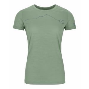Dámské funkční triko Ortovox 120 Tec Mountain T-Shirt W (2020) Velikost: L / Barva: zelená