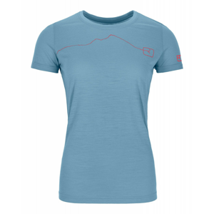 Dámské funkční triko Ortovox 120 Tec Mountain T-Shirt W (2020) Velikost: L / Barva: světle modrá
