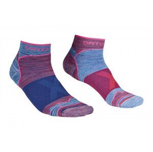 Dámské ponožky Ortovox Alpinist Low Socks W Velikost ponožek: 35-38 / Barva: červená/modrá