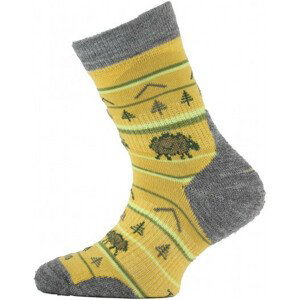 Dětské ponožky Lasting ponožky TJL Velikost ponožek: 34-37 (S)/ Barva: fialová
