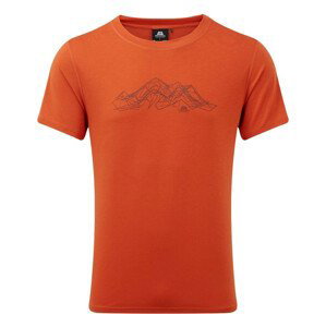 Pánské triko Mountain Equipment Groundup Mountain Tee Velikost: M / Barva: oranžová