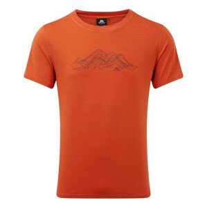 Pánské triko Mountain Equipment Groundup Mountain Tee Velikost: XL / Barva: oranžová