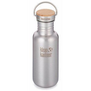 Nerezová lahev Klean Kanteen Reflect w/Bamboo Cap 532 ml Barva: šedá