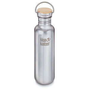 Nerezová lahev Klean Kanteen Reflect w/Bamboo Cap 800 ml Barva: stříbrná