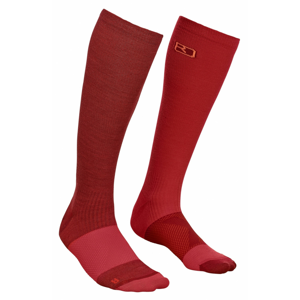 Dámské podkolenky Ortovox W's Tour Compression Socks Velikost ponožek: 35-38 / Barva: červená