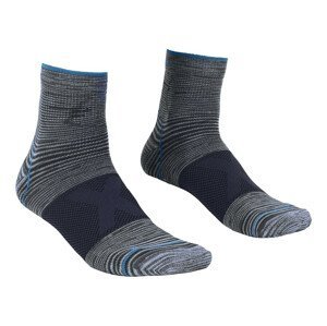 Ponožky Ortovox Alpinist Quarter Socks Velikost ponožek: 39-41 / Barva: šedá/modrá