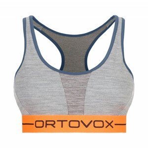 Sportovní podprsenka Ortovox 185 Rock'n'Wool Sport Top 2020 Velikost: XS / Barva: světle šedá