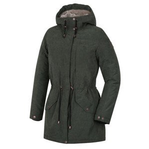 Dámská zimní bunda Hannah Esmail Velikost: XL / Barva: tmavě zelená
