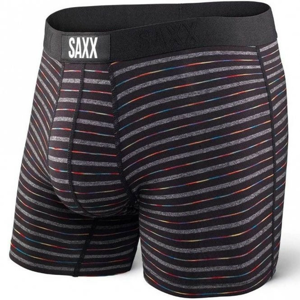 Boxerky Saxx Vibe Boxer Brief Velikost: M / Barva: černá/červená