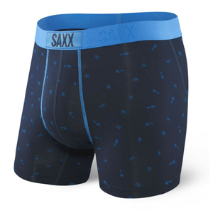 Boxerky Saxx Vibe Boxer Brief Velikost: L / Barva: tyrkysová/modrá