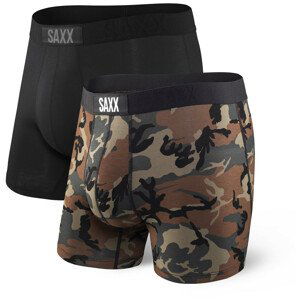 Boxerky Saxx Vibe Boxer Brief 2Pk Velikost: S / Barva: černá/hnědá