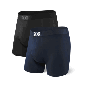 Boxerky Saxx Ultra Boxer Brief Fly 2Pk Velikost: L / Barva: černá/modrá