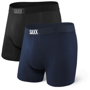 Boxerky Saxx Ultra Boxer Brief Fly 2Pk Velikost: XL / Barva: černá/modrá