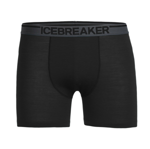 Pánské boxerky Icebreaker Mens Anatomica Boxers Velikost: XXL / Barva: černá