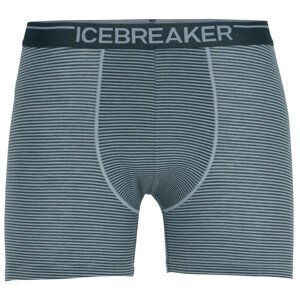 Pánské boxerky Icebreaker Mens Anatomica Boxers Velikost: XL / Barva: modrá/šedá