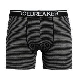 Pánské boxerky Icebreaker Mens Anatomica Boxers Velikost: L / Barva: černá/šedá