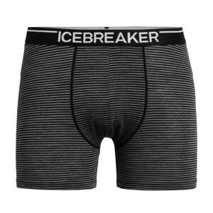 Pánské boxerky Icebreaker Mens Anatomica Boxers Velikost: XL / Barva: černá/šedá