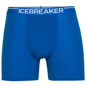 Pánské boxerky Icebreaker Mens Anatomica Boxers Velikost: XL / Barva: modrá/bíla