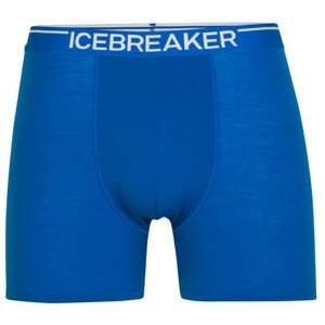 Pánské boxerky Icebreaker Mens Anatomica Boxers Velikost: XXL / Barva: modrá/bíla
