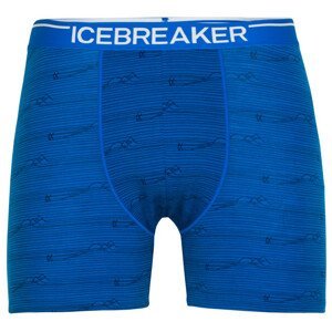 Pánské boxerky Icebreaker Mens Anatomica Boxers Velikost: L / Barva: modrá/černá