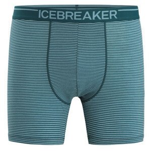 Pánské boxerky Icebreaker Mens Anatomica Boxers Velikost: M / Barva: zelená/modrá