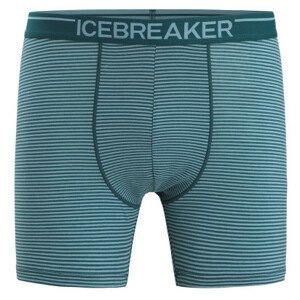 Pánské boxerky Icebreaker Mens Anatomica Boxers Velikost: XL / Barva: zelená/modrá