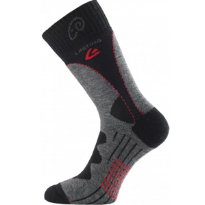 Ponožky Lasting TWA Velikost ponožek: 34-37 (S) / Barva: šedá