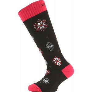 Dětské ponožky Lasting Sja Velikost ponožek: 24-28 (XXS) / Barva: černá/bílá