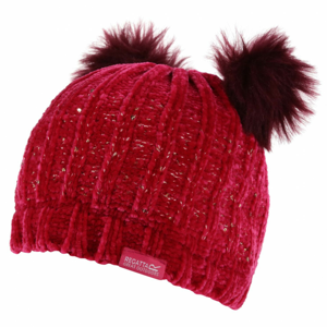 Dětská zimní čepice Regatta Hedy Lux Hat II Dětská velikost: 7-10 let / Barva: červená