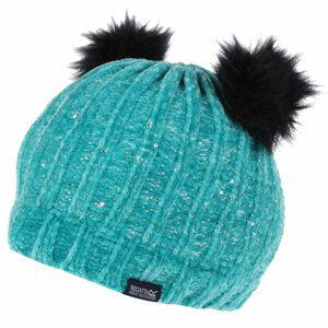 Dětská zimní čepice Regatta Hedy Lux Hat II Dětská velikost: 7-10 let / Barva: tyrkysová