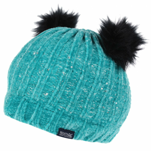 Dětská zimní čepice Regatta Hedy Lux Hat II Dětská velikost: 11-13 let / Barva: tyrkysová