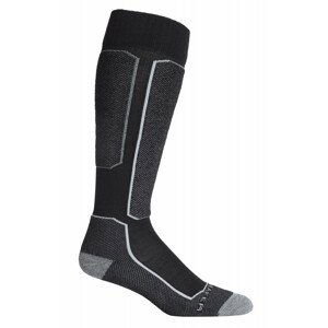 Pánské podkolenky Icebreaker Mens Ski+ Light OTC Velikost ponožek: 42-44 / Barva: černá/šedá