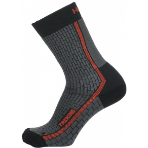 Ponožky Husky Treking new Velikost ponožek: 41-44 / Barva: černá/červená
