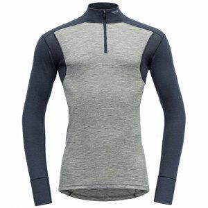 Pánské triko Devold Hiking Half Zip Neck Velikost: XXL / Barva: šedá