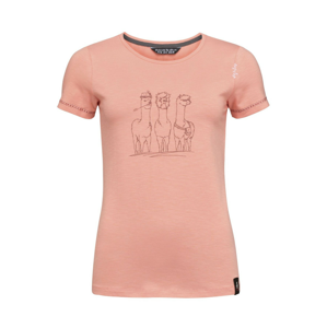 Dámské triko Chillaz Gandia Alpaca Gang Velikost: S / Barva: světle růžová
