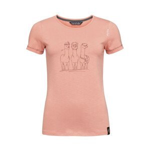 Dámské triko Chillaz Gandia Alpaca Gang Velikost: M / Barva: světle růžová