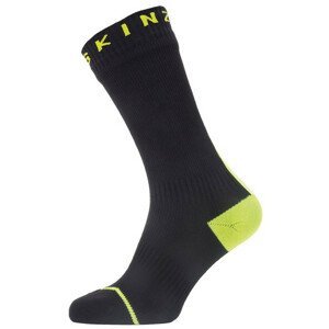 Nepromokavé ponožky SealSkinz WP All Weather Mid + Hyd Velikost ponožek: 47-49 / Barva: černá