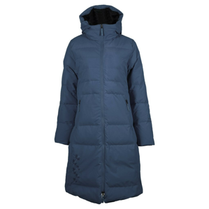 Dámský kabát Skhoop Long Down Jacket Velikost: S / Barva: modrá