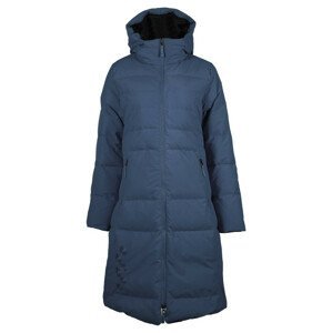 Dámský kabát Skhoop Long Down Jacket Velikost: M (38) / Barva: modrá