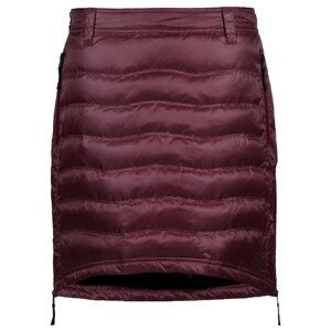 Péřová sukně Skhoop Short Down Velikost: XL (42) / Barva: vínová