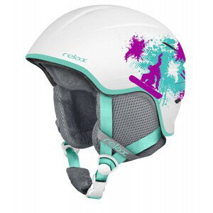 Dětská lyžařská přilba Relax Twister Velikost helmy: 53-56 cm / Barva: bílá